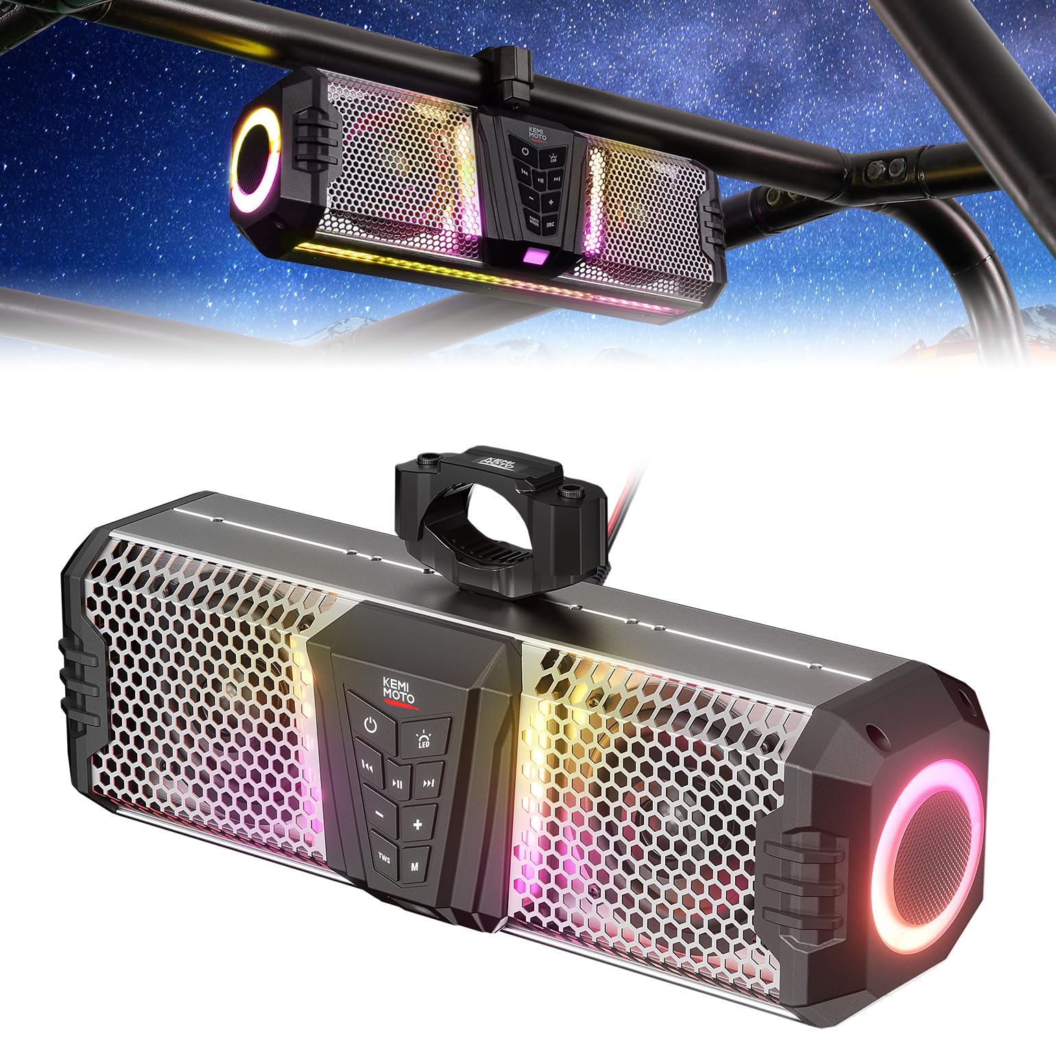 Amazon.com: KEMIMOTO Midnight S40 16-inch Metal UTV Sound
